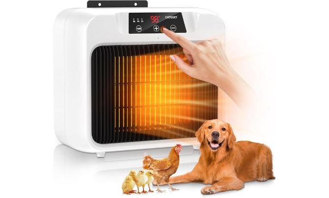 Chtoocy Upgrade 600W Large Dog House Heater with Thermostat