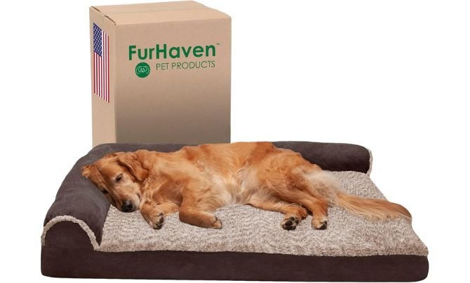 Furhaven Orthopedic Dog Bed for Large Dogs