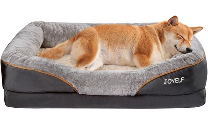 JOYELF Large Memory Foam Dog Bed