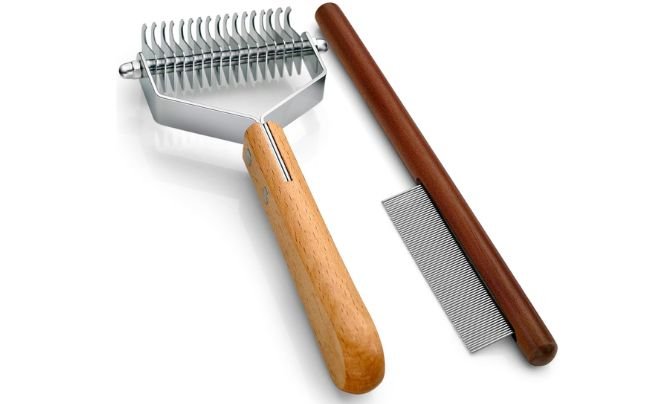 KAIFONG 2PCS Undercoat Rake Set