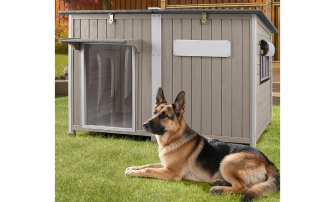 KETIVE XL Wooden Dog House Review