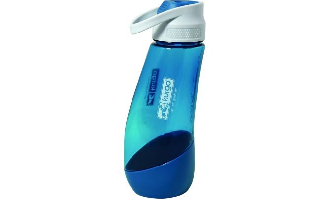 Kurgo Gourd 2-in-1 Dog Travel Water Bottle