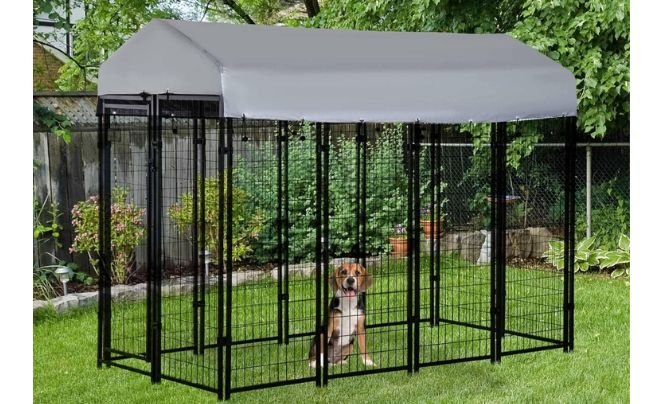PawHut Outdoor Dog Kennel with Roof Review