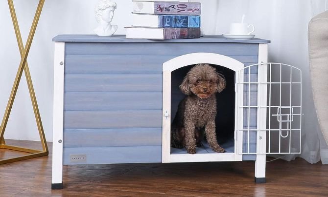 Petsfit Indoor Wooden Dog House Review