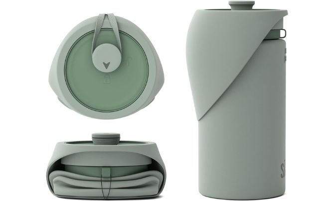 SÄKER Portable Dog Water Bottle – 750ml Collapsible Design Review