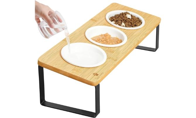 Sunhoo Raised Ceramic Pet Feeder