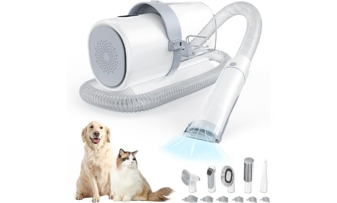 Sweetcrispy Pet Grooming Vacuum Kit