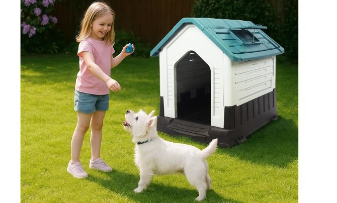 TZHYKPHOME Waterproof Plastic Dog House