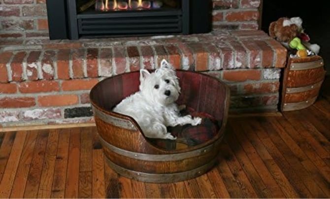 Wine Barrel Pet Bed by Wine Barrel Creations