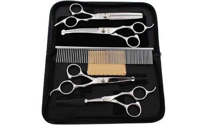 iSeaFly Dog Grooming Scissors Kit
