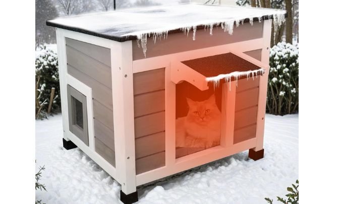 nicedday Insulated Outdoor Cat House