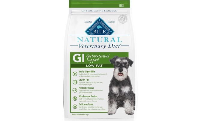 Blue Buffalo Natural Veterinary Diet GI Gastrointestinal Support Low Fat