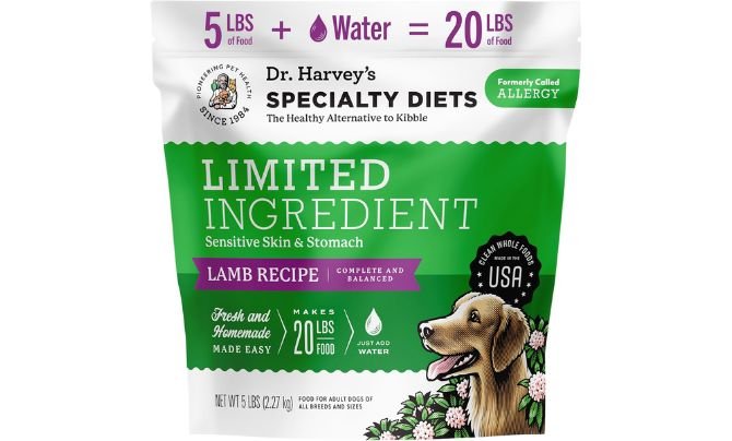Dr. Harvey's Specialty Diet Limited Ingredient Dog Food Review (Lamb Recipe