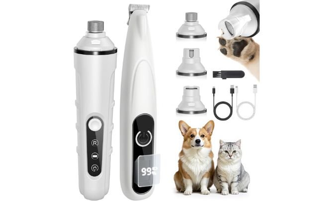 PAPMINI 2-in-1 Dog Nail Grinder
