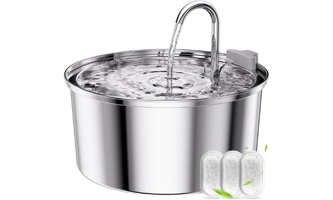 Tomxcute 3.2L Stainless Steel Pet Water Fountain Review