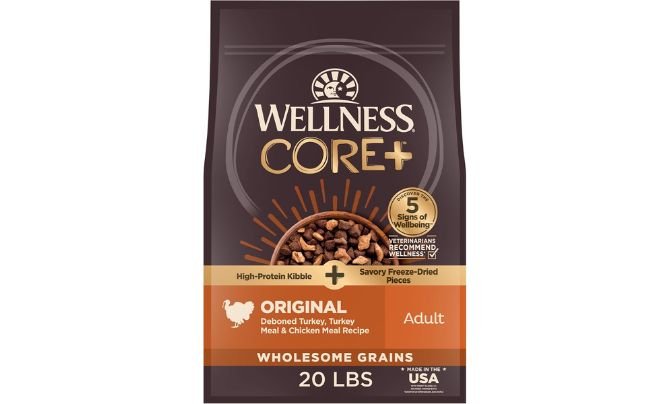 Wellness CORE+ (RawRev) Dog Food Review – Turkey & Chicken with Freeze-Dried Turkey Recipe (20 lb Bag)