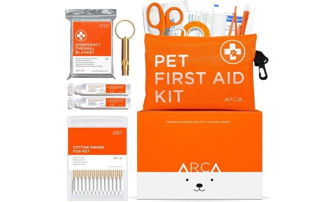 ARCA PET Dog First Aid Kit Review (2026): High-Visibility, Water-Resistant Pouch for Trail, Travel & Home
