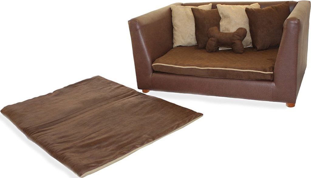 best leather dog beds