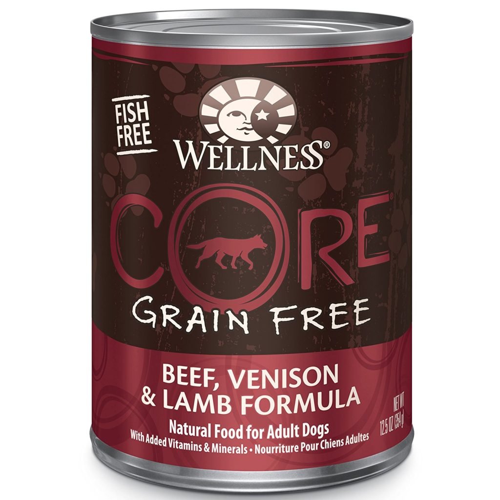 Natural Grain Free Wet Canned With Beef, Venison & Lamb By Wellness CORE Dog Food