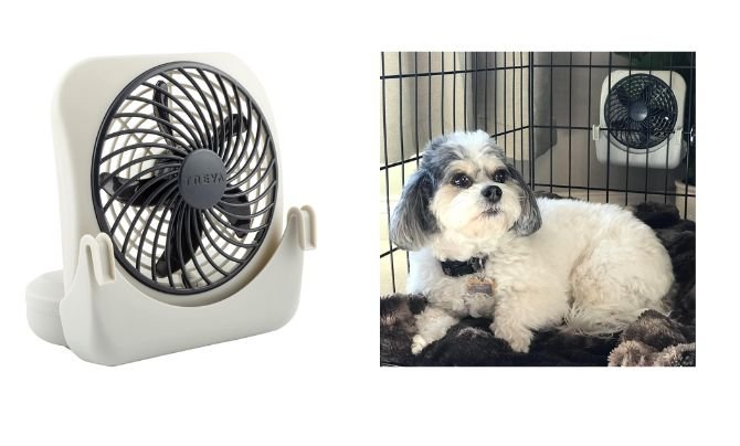 O2COOL Dog Crate Fan Cooling System