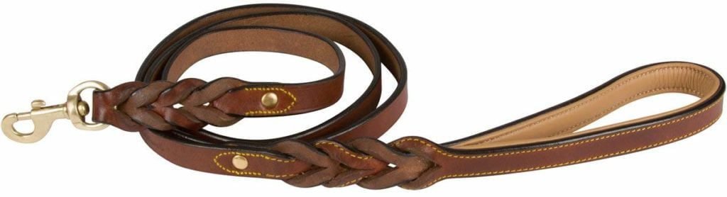 Leather Braided Dog Leash From Soft Touch Collars