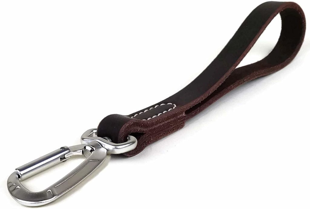 Mighty Paw Leather Leash Tab