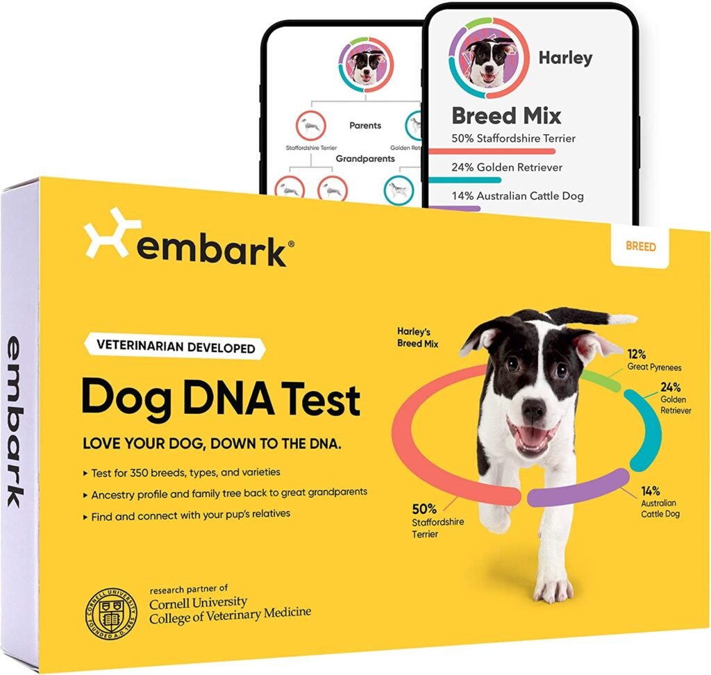 Embark Breed Identification Kit, Most Accurate Dog DNA Test - Test 350+ Dog Breeds
