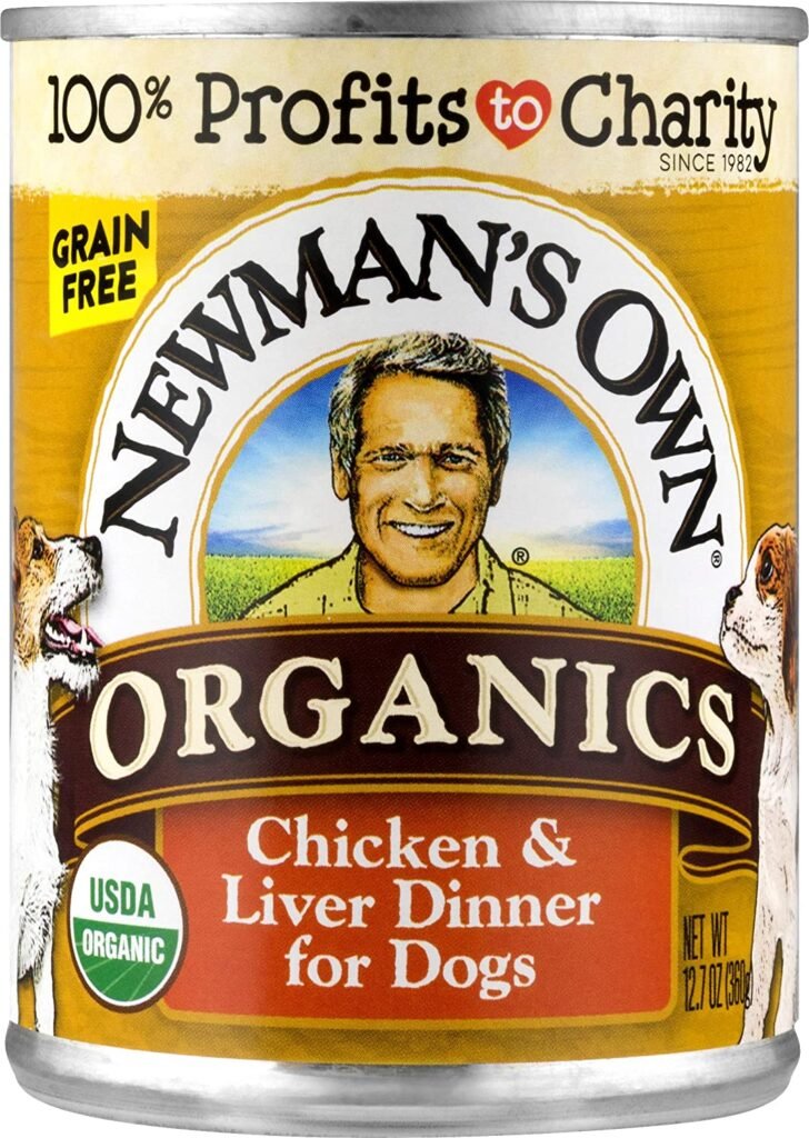 Newman's Own Chicken & Liver Dinner For Dogs, 12.7-Ounce (Pack of 12)