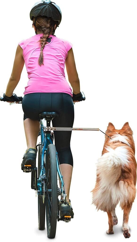 Walky Dog Plus Hands Free Dog Bicycle Exerciser Leash Newest Model with 550-lbs Pull Strength