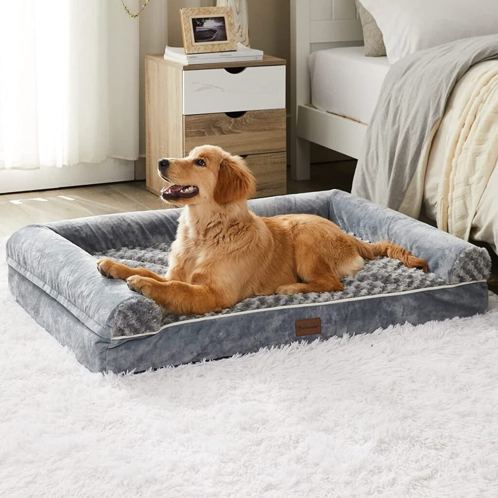 BFPETHOME Dog Beds for Large Dogs - Orthopedic Comfort and Support