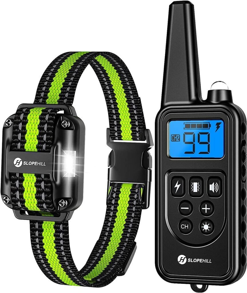 Dog Training Collar with 7 Training Modes - 2600Ft Remote Electronic Dog Shock Collar