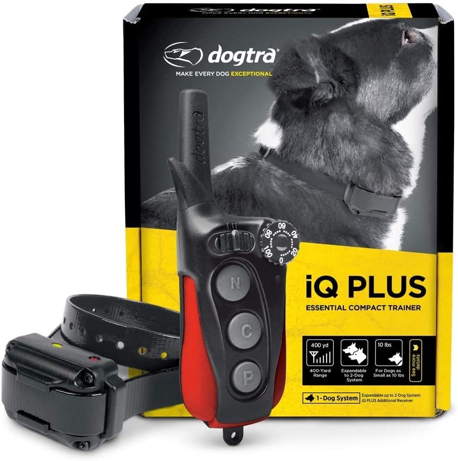 Dogtra iQ Plus Rechargeable Waterproof 400-Yard Remote Dog Training E-Collar
