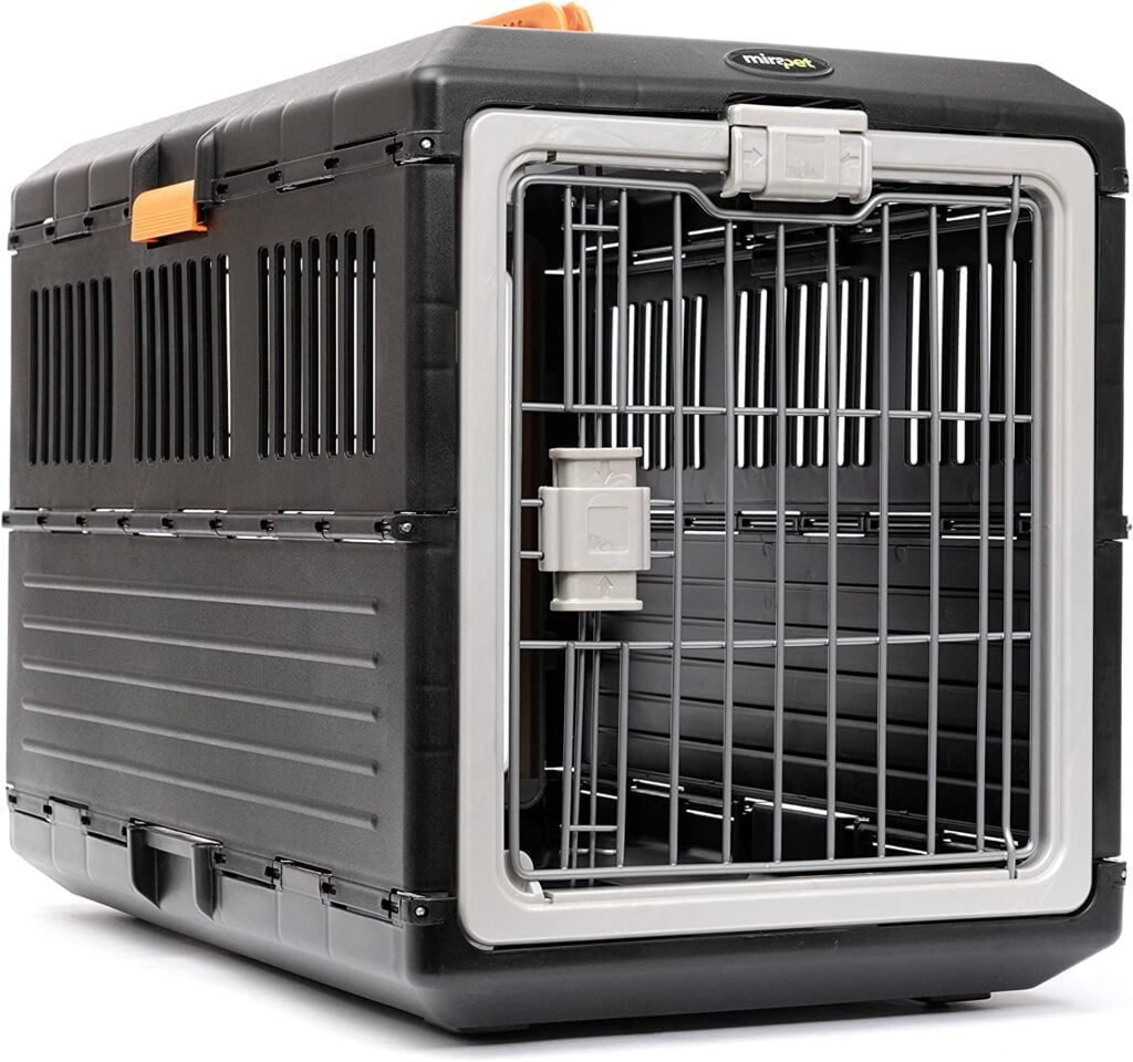 Mirapet USA Pet Carrier & Crate 27" - Premium Collapsible Design for Medium Cats and Dogs