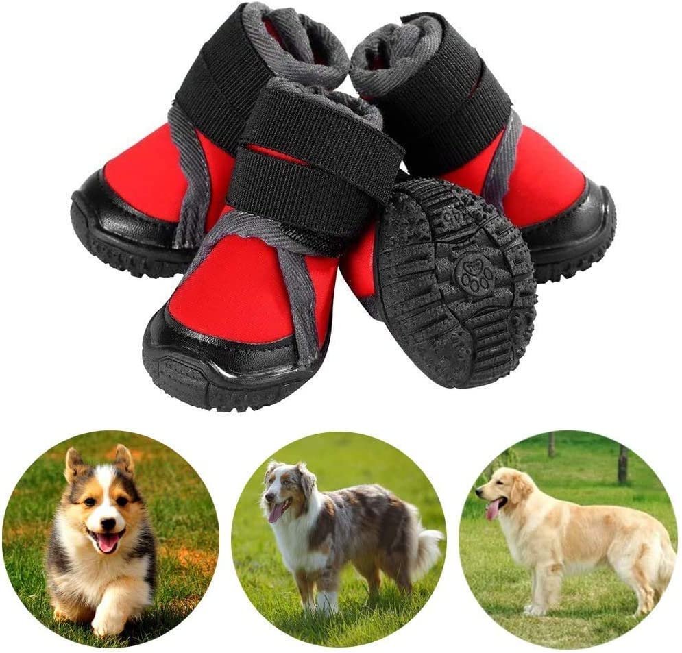 Petilleur Orthopedic Dog Hiking Shoes - Supporting Design for Senior Dogs