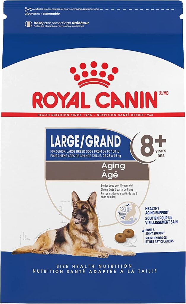 Royal Canin Large Aging 8+ Senior Dry Dog Food, 30 lb bag
