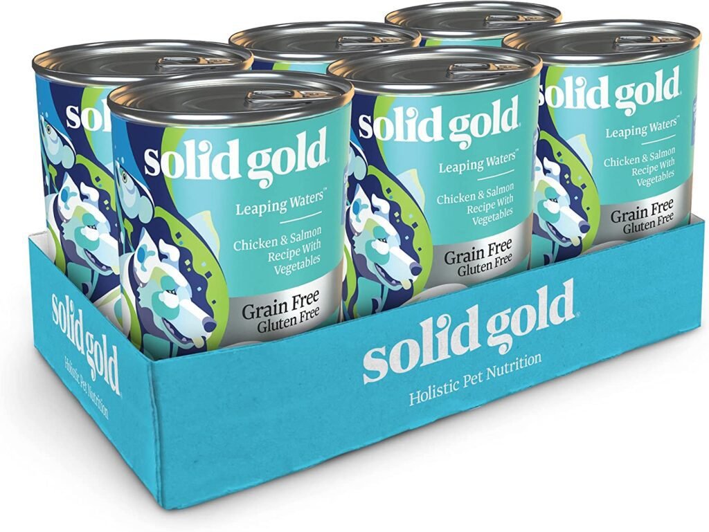 Solid Gold Wet Dog Food for Adult & Senior Dogs - Made with Real Chicken & Salmon