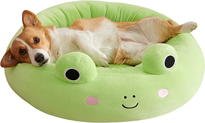 Squishmallows 30-Inch Wendy Frog Pet Bed - Large Ultrasoft Official Squishmallows Plush Pet Bed Review

