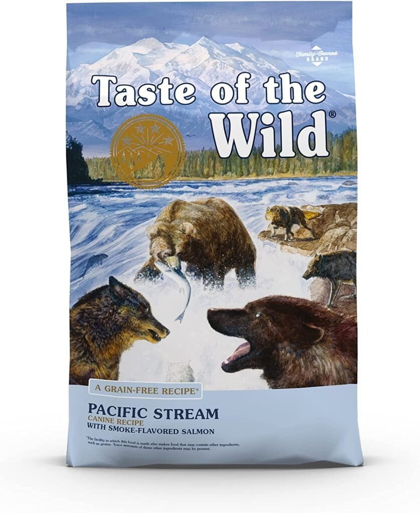 Taste of the Wild Pacific Stream Grain-Free Dry Dog Food with Smoke-Flavored Salmon 28lb