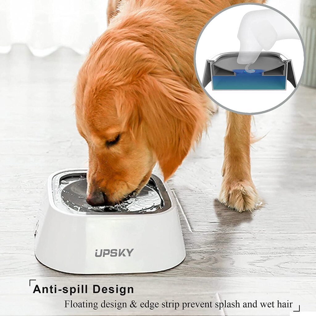 UPSKY Dog Bowl - No-Spill Pet Water Bowl for Dogs and Cats