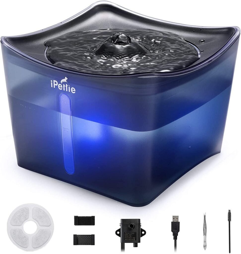 iPettie Kamino Pet Water Fountain - The Best Dog Water Fountain with Enhanced Features