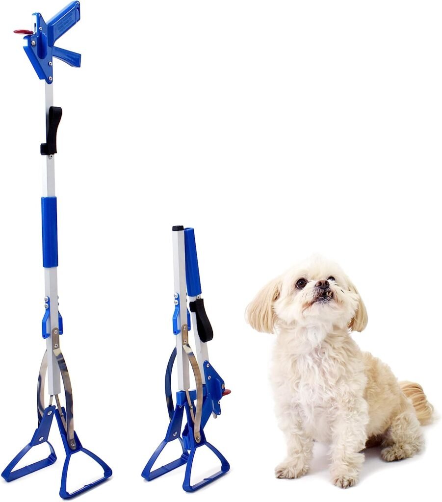 Doggie Walk Bags Pooper Scooper for Large Dogs, Including Blue Scented Tie Handle Dog Poop Bags