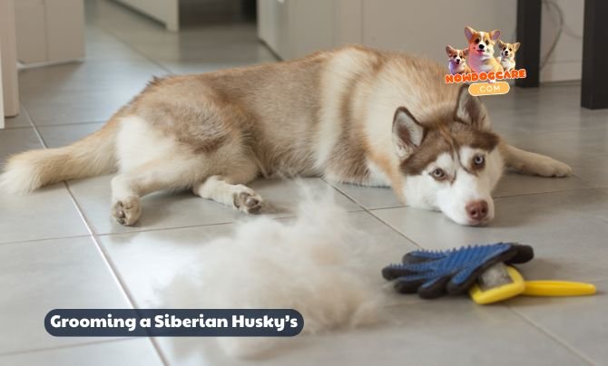 Grooming a Siberian Huskyâs