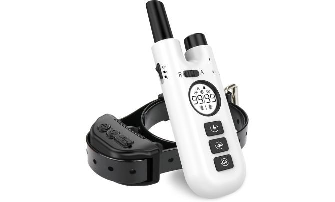 Guidoy 2-in-1 Bark Collar with Remote – Most Innovative Anti-Bark & Training Collar for Medium to Large Dogs (Up to 150 lbs)