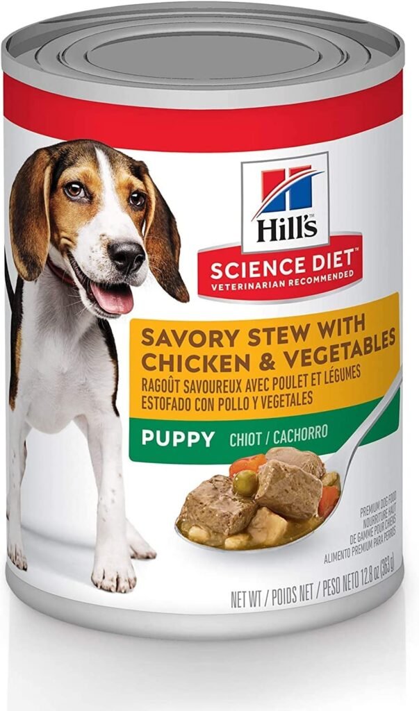 Hill's Science Diet Wet Dog Food, Puppy, Savory Stew with Chicken