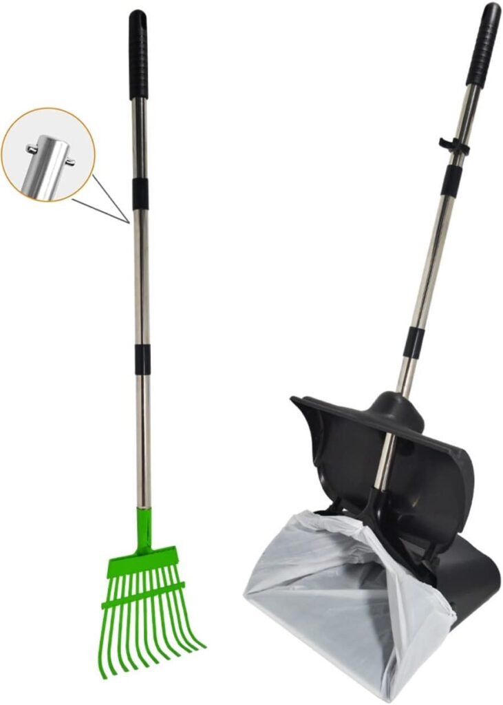 Hygena Scoop Pooper Scooper with Large Bag for Clean Pet Waste Removal