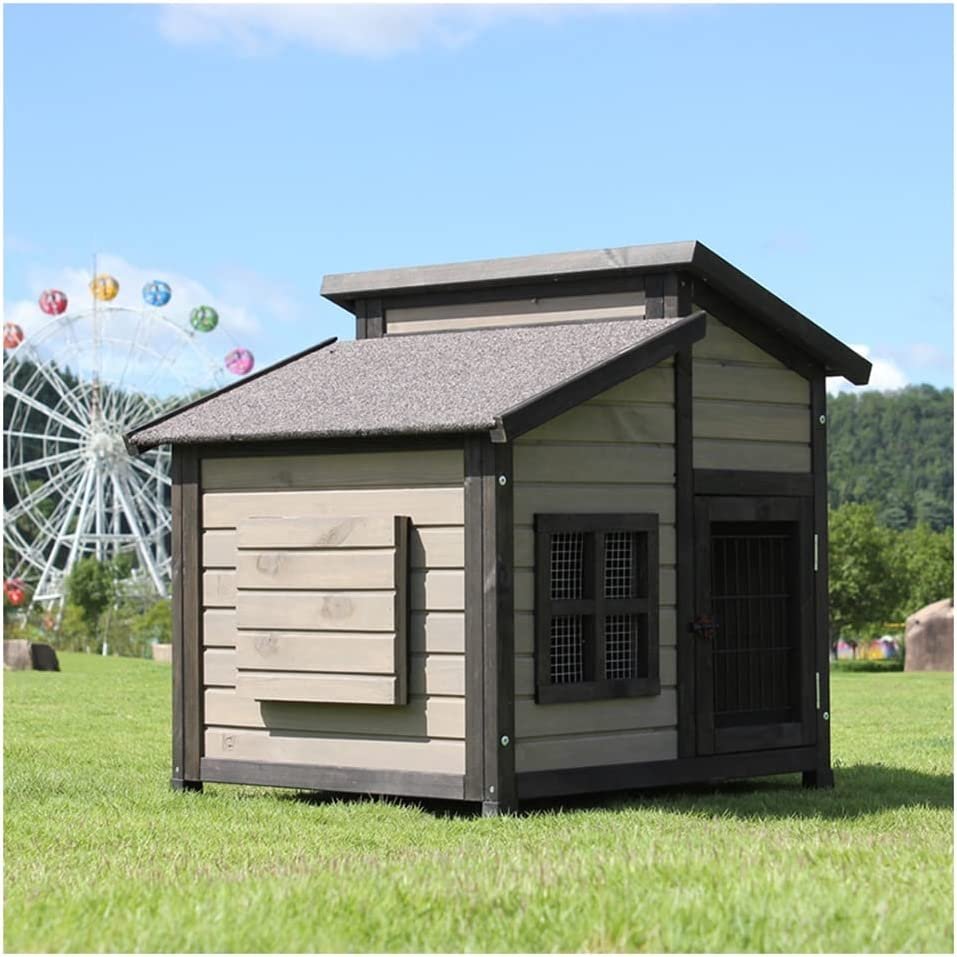 LCYDMJ Dog Houses Outdoor Solid Wood Pet House