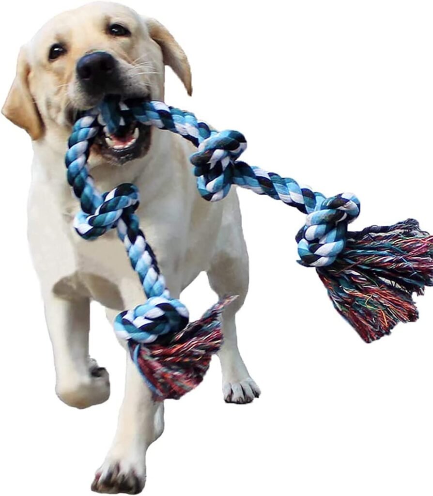 LECHONG Dog Toys Review: Durable Rope Fun for Aggressive Chewers - Tough and Teeth-Cleaning for Labradors