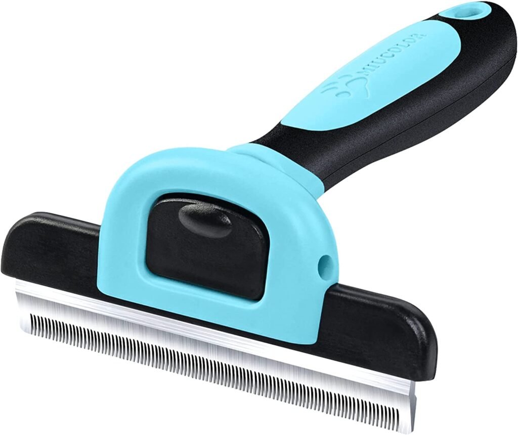 MIU COLOR Pet Grooming Brush - The Best Deshedding Tool for Dogs & Cats