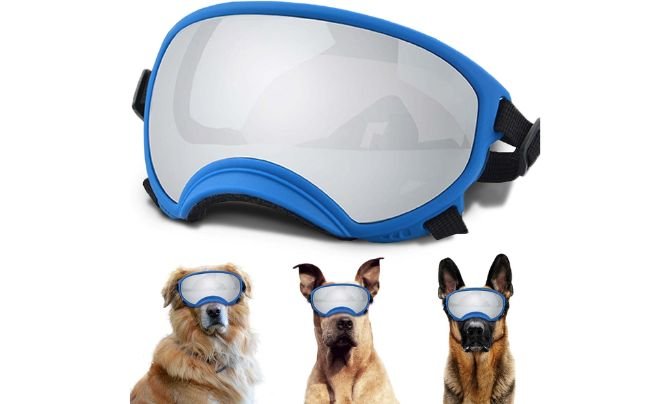 NICERINC PET Windproof Large Dog Sunglasses