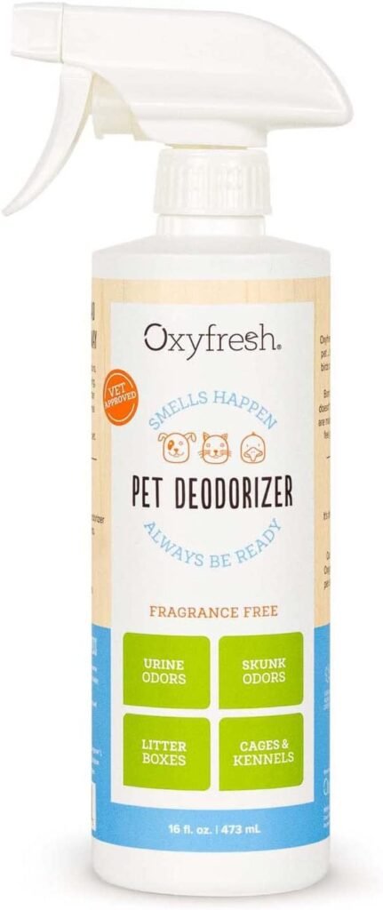 Oxyfresh Premium Pet Odor Eliminator – Say Goodbye to Stinky Dog and Cat Odors – Non-Toxic